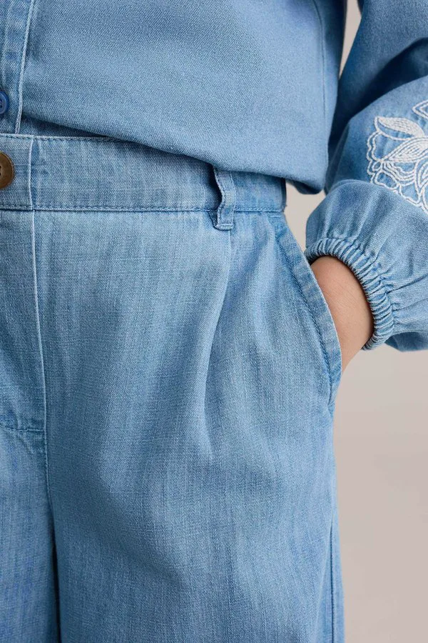 Джинсы свободного кроя blue ridge We Fashion, Light Blue — фото 3