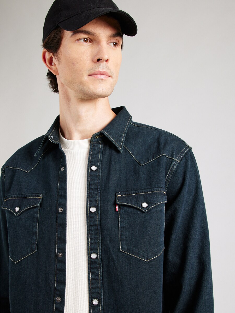 Рубашка на пуговицах классического кроя LEVI'S  Barstow Western Standard Shirt, черный — фото 2