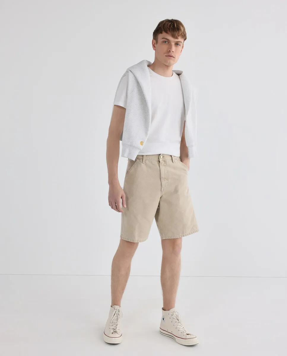 

Светло-коричневые мужские шорты-бермуды с 5 карманами Carhartt WIP