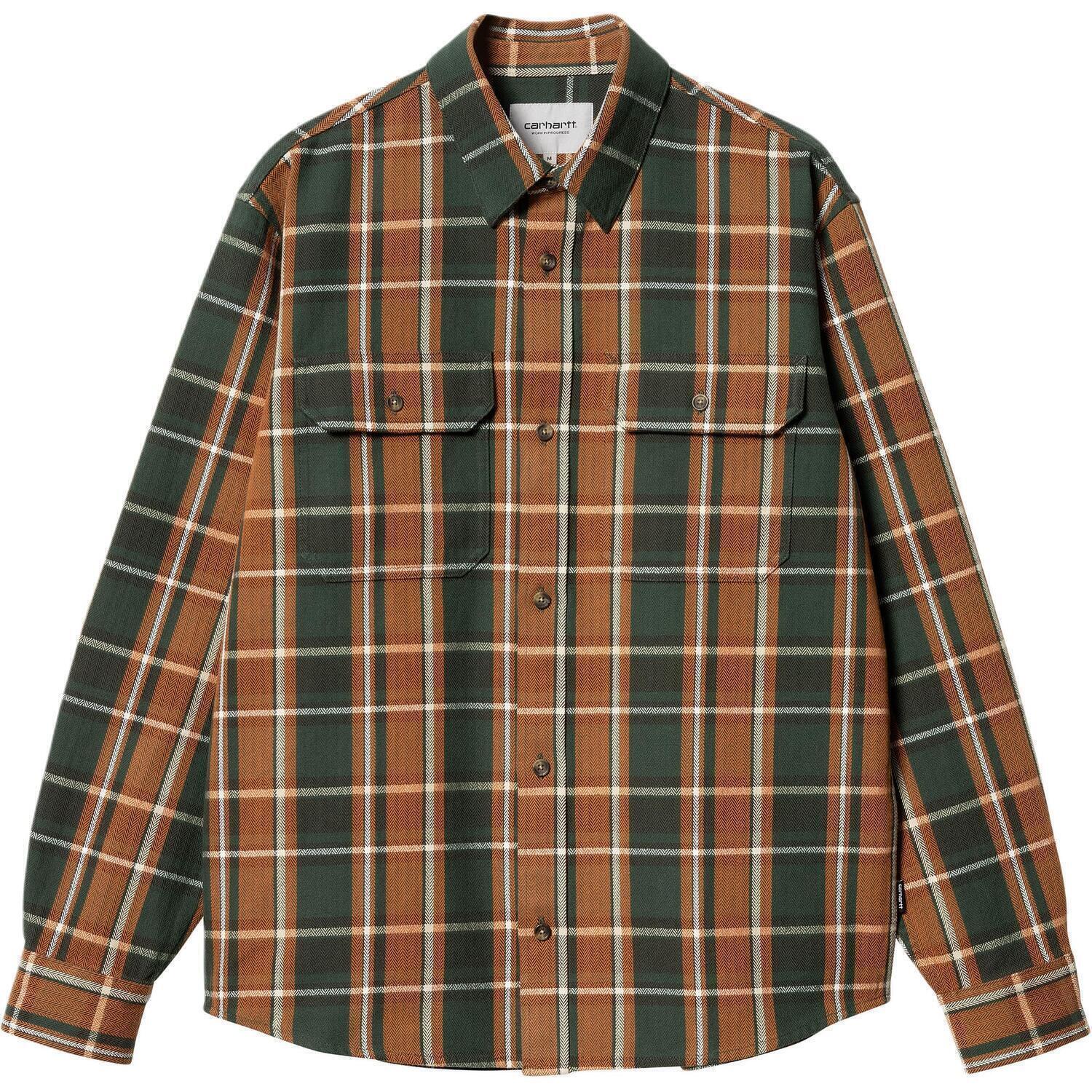 

Рубашка Хобарда Carhartt Wip, platane красный