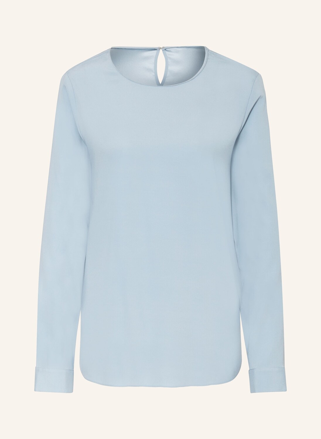 

Шелковая блузка-рубашка Herzen'S Angelegenheit, голубой