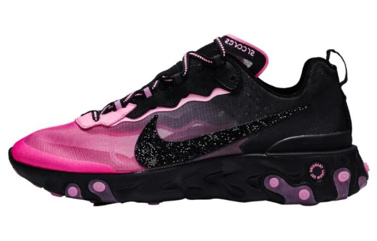 

Кроссовки Nike React Element 87 Sneakerroom Breast Cancer Awareness Swarovski, фиолетовый