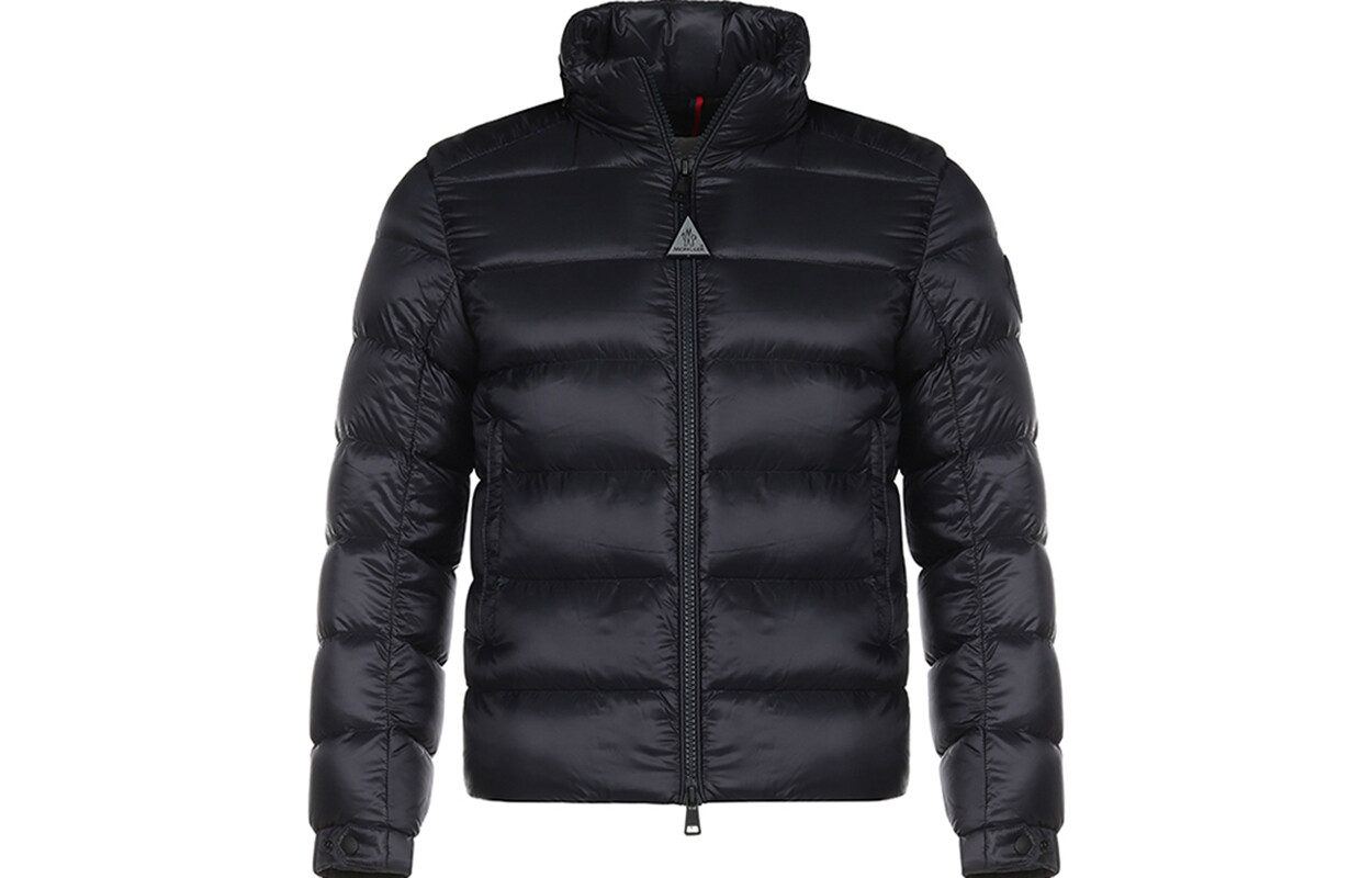

Пуховик мужской темно-синий Moncler
