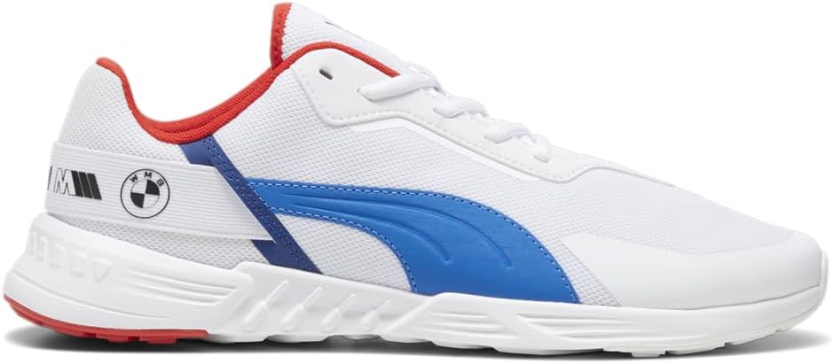 

Мужские кроссовки PUMA BMW M Motorsport Tiburion с шнуровкой, повседневные - белые