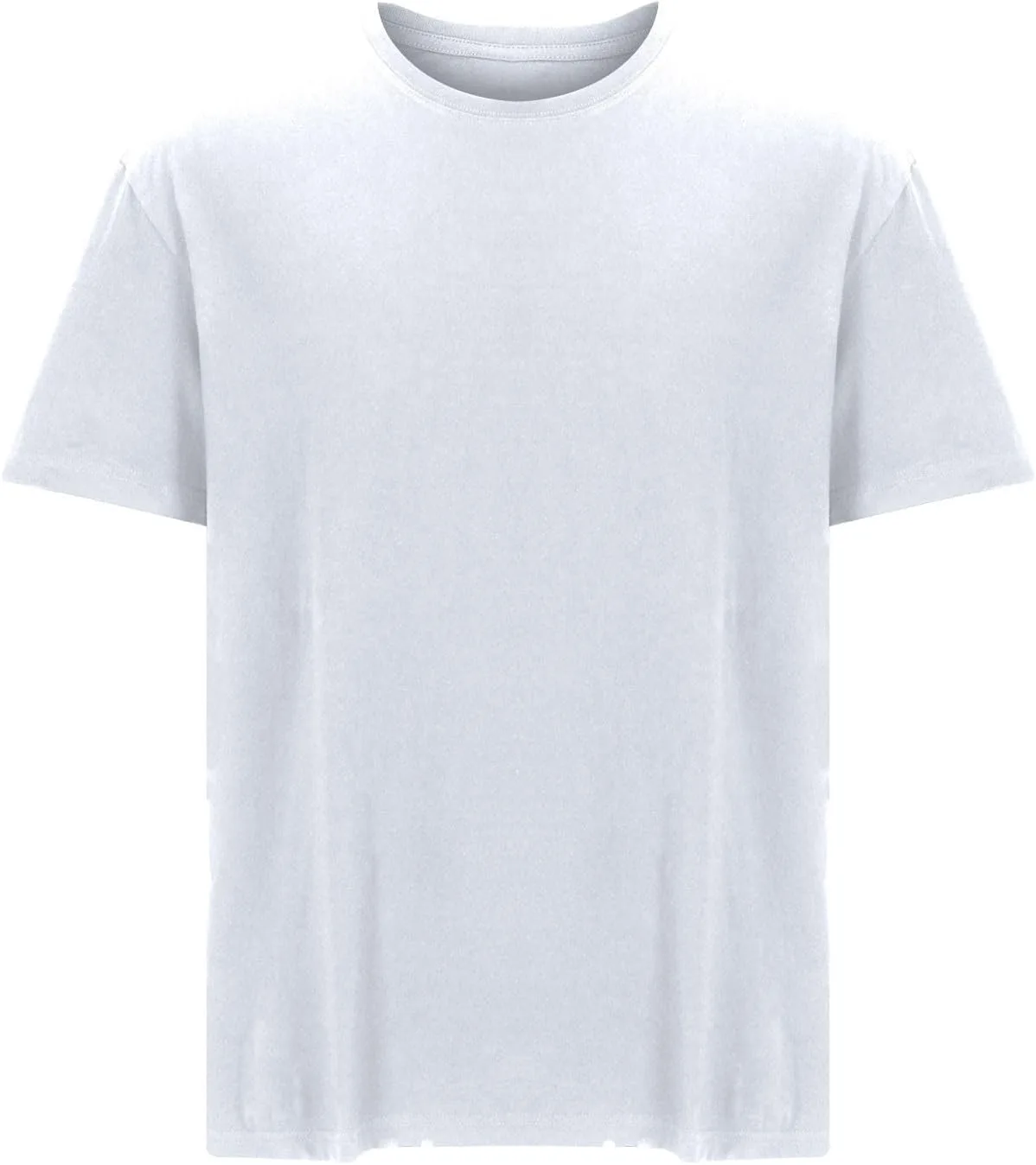 

Мужская хлопковая футболка Big and Tall с коротким рукавом, Casual Basic Tee, свободный крой, для лета, бега и активного отдыха