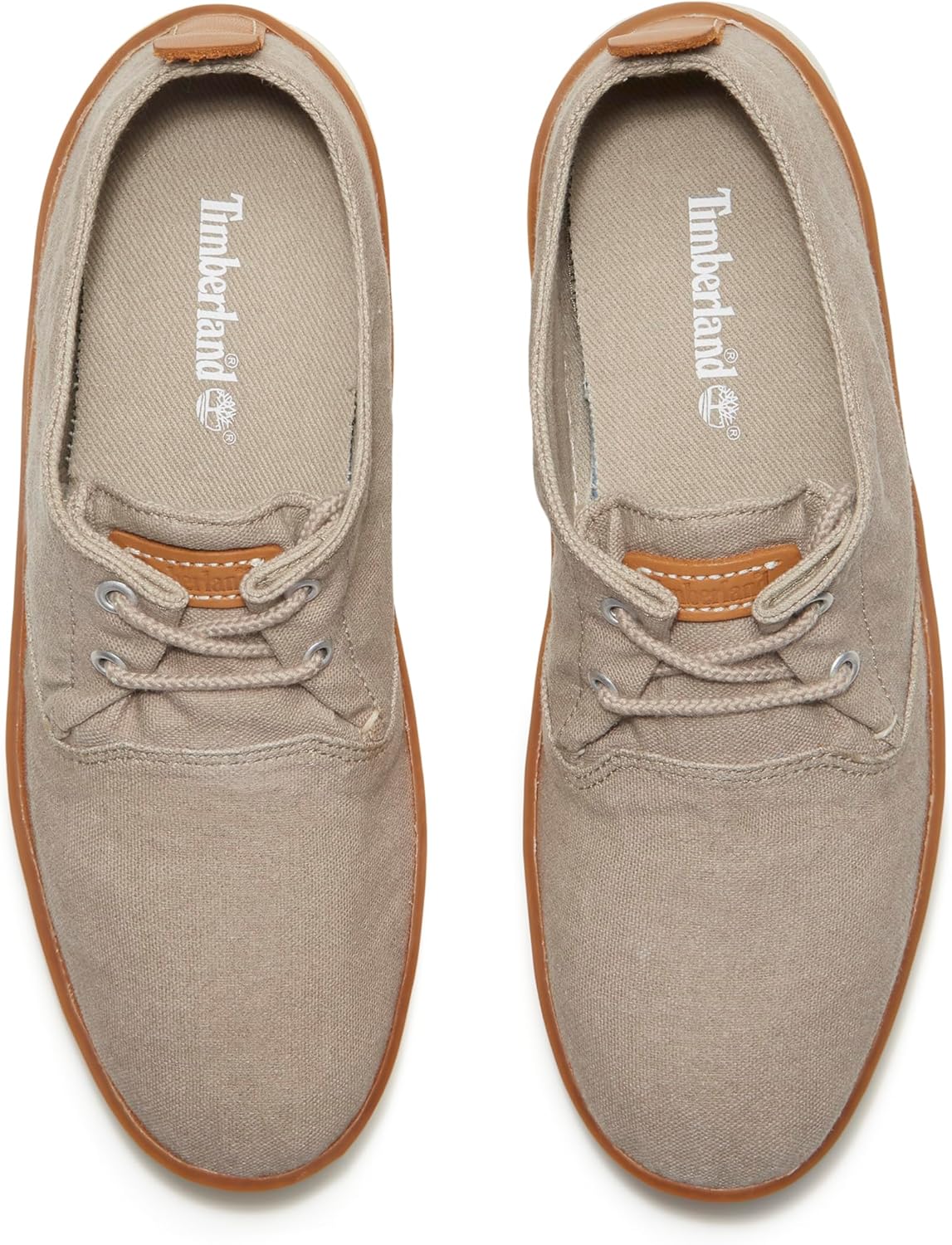 Мужские кроссовки Timberland Hookset Low, холщовые, светло-бежевые — фото 3