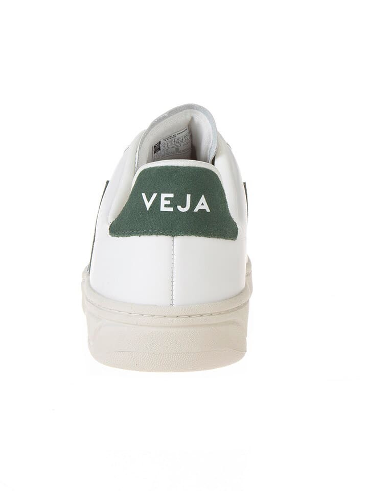 Низкие кроссовки Veja Leder V 12, цвет weiß/grün — фото 3