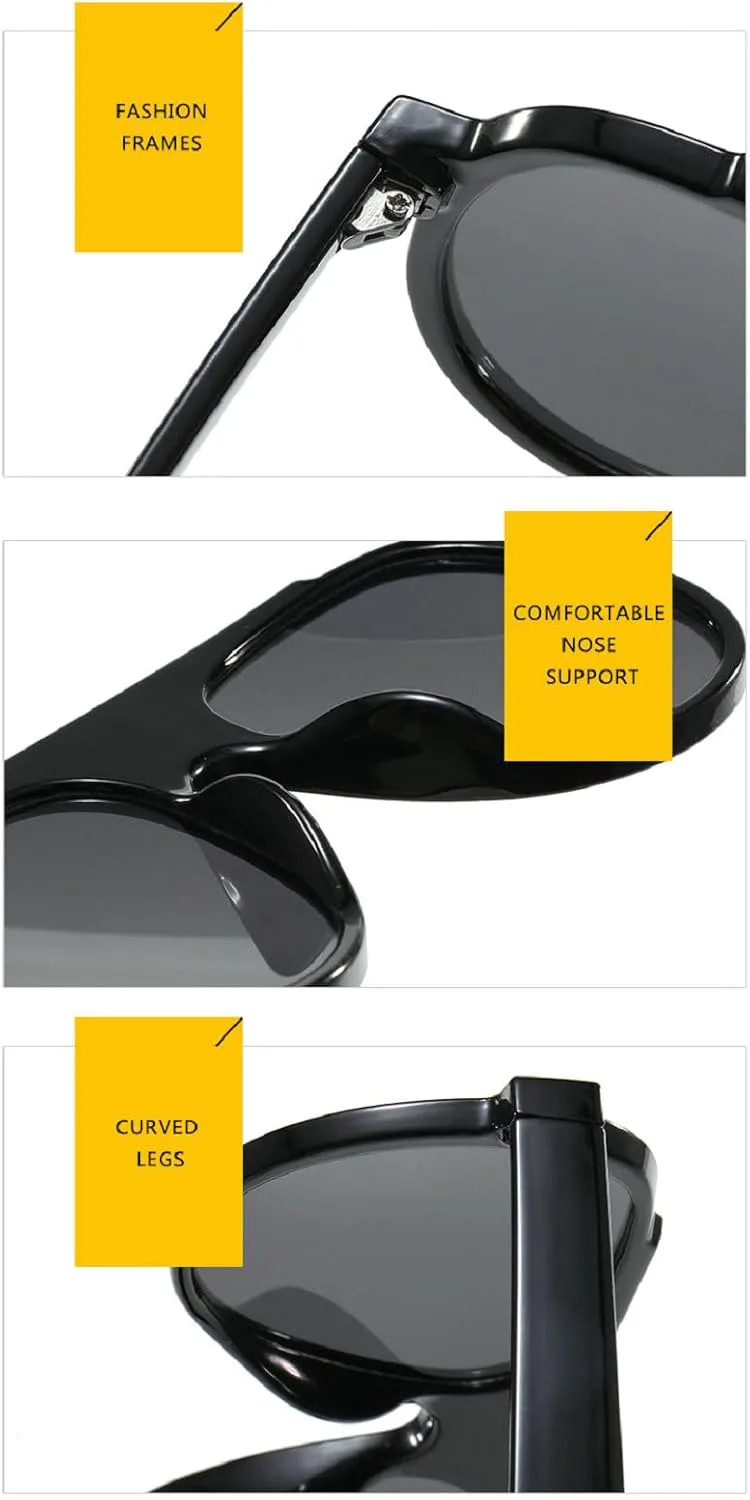 

Модные большие солнцезащитные очки-пилот для мужчин, ретро-очки с градиентным зеркальным покрытием, защита от УФ-излучения UV400 для женщин Melrose, Leopard Green