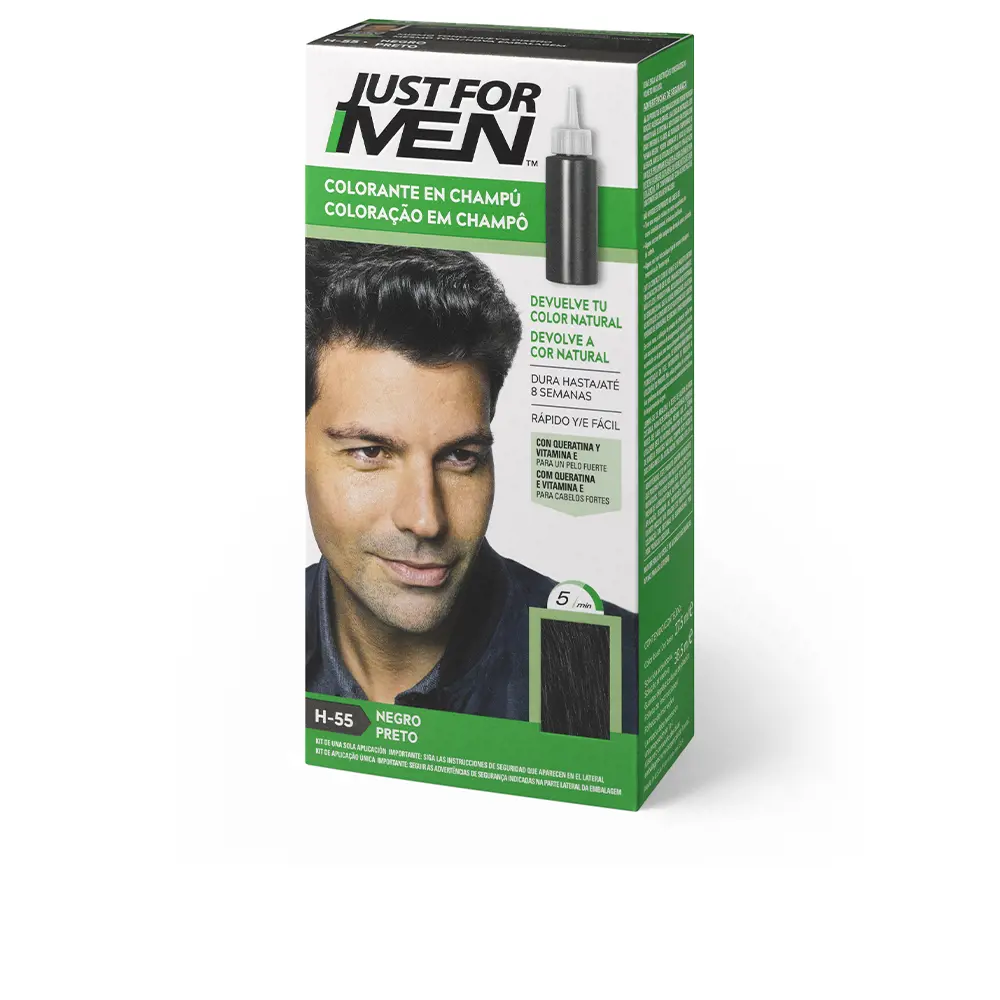 

Краска для волос Colorante en champú Just For Men, цвет negro, 30 мл.