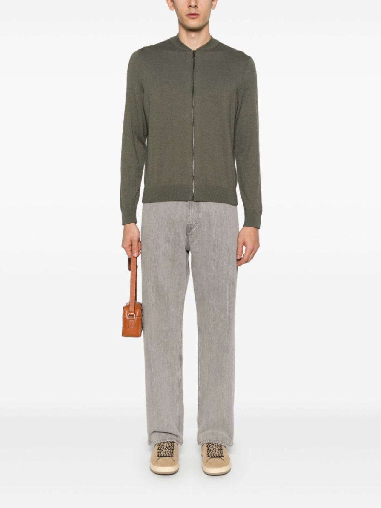 

Eric Bompard кардиган тонкой вязки, зеленый