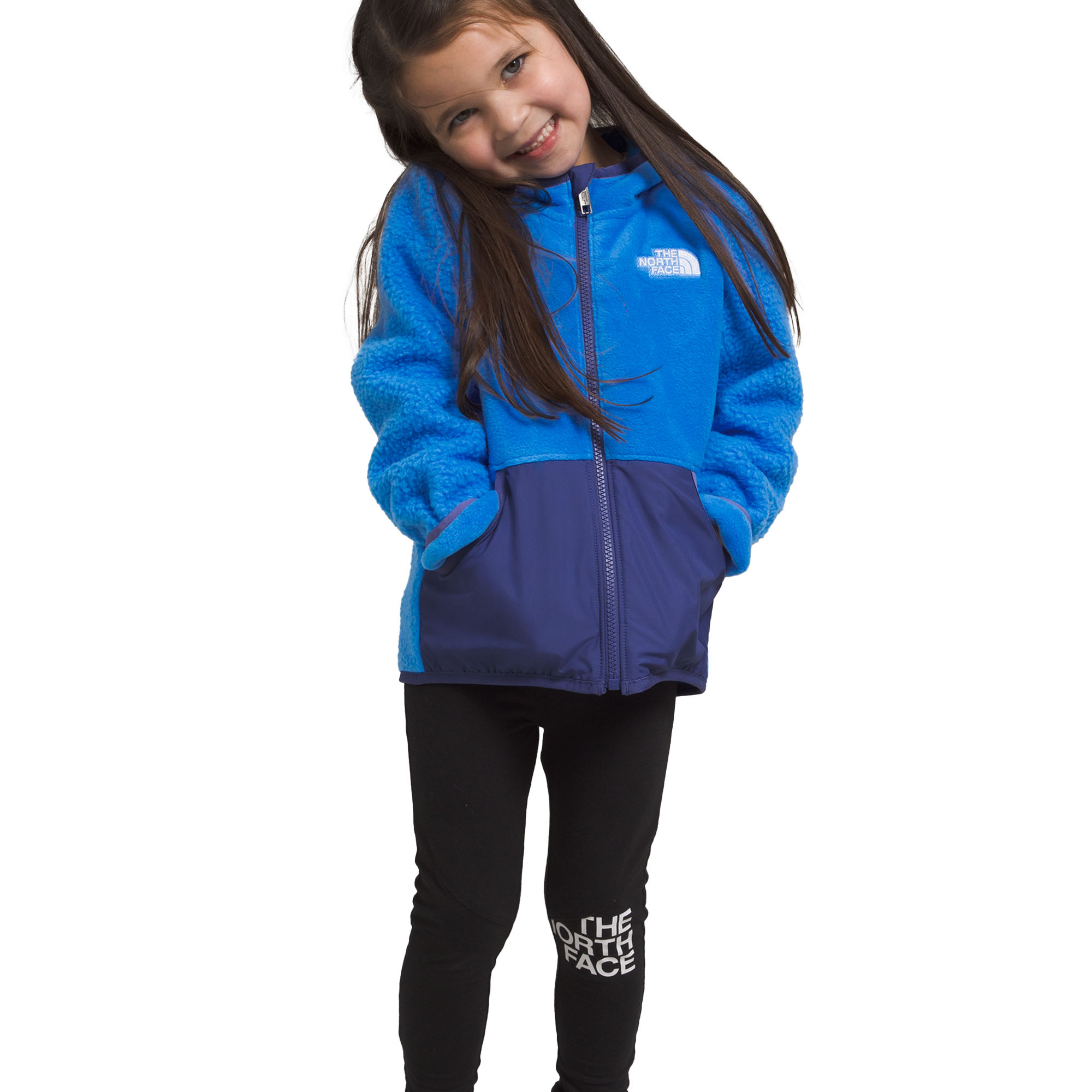 

Детская флисовая толстовка на молнии "Лесной лес" The North Face, Optic Blue