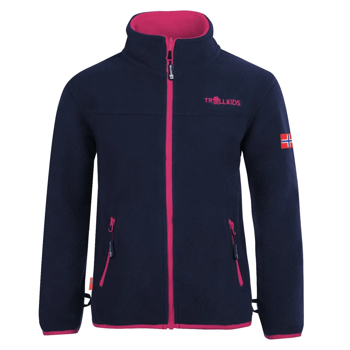 

TROLLKIDS вязаный флисовый свитер "GIRLS OPPDAL JACKET XT", синий