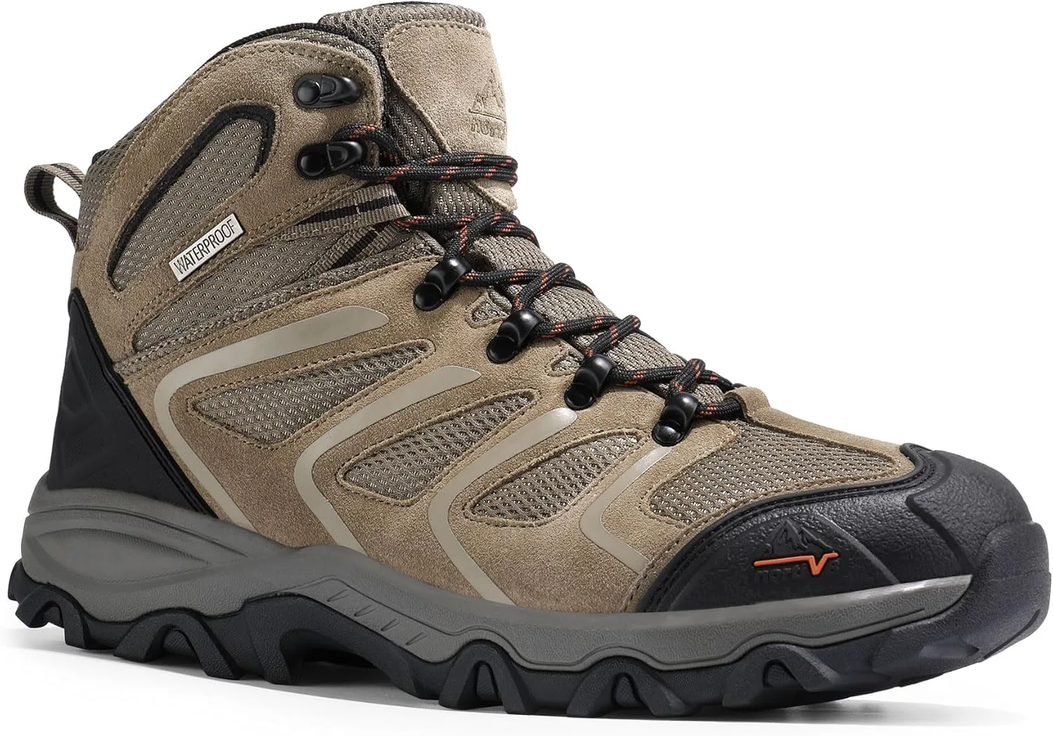 

Мужские водонепроницаемые походные ботинки NORTIV 8 до щиколотки, легкая обувь для треккинга и прогулок по тропам Armadillo