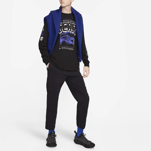 Футболка с длинным рукавом acg Nike, черный — фото 3