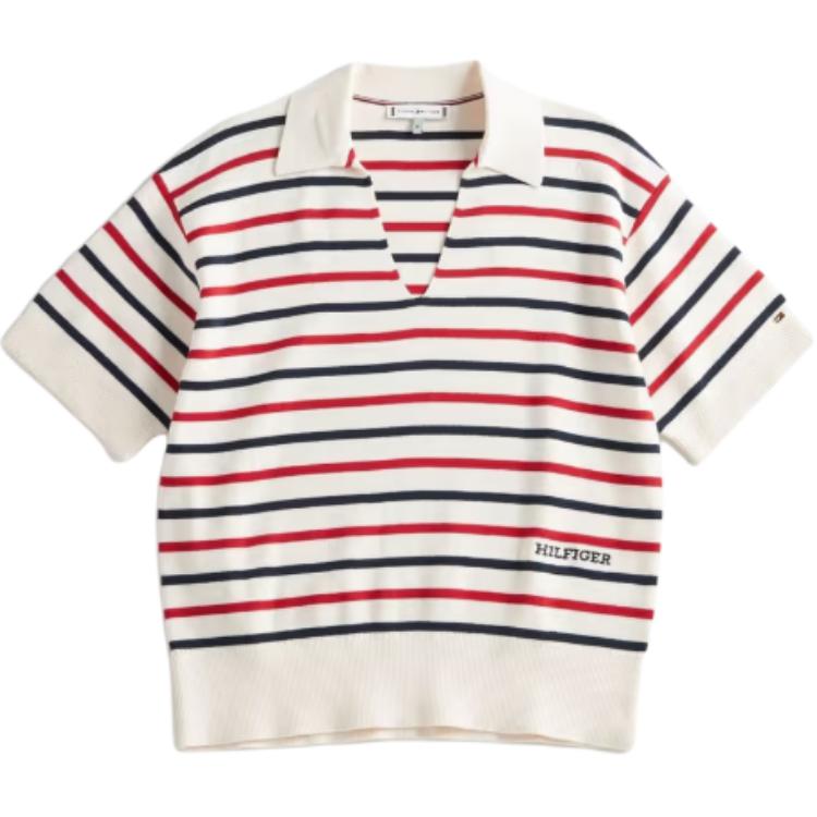 

SS25 Вязаный свитер Women's Beige Tommy Hilfiger, бежевый