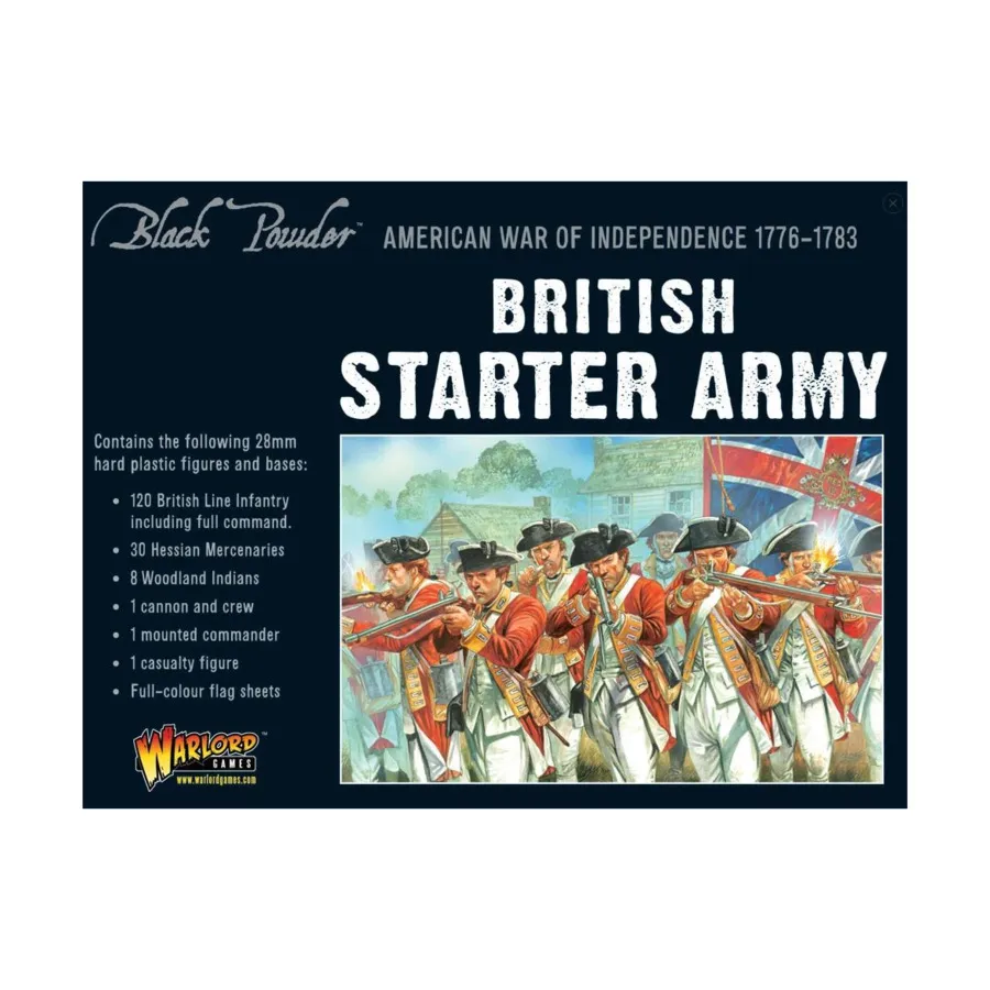 

Стартовый набор британской армии, Black Powder - American War of Independence (28mm)