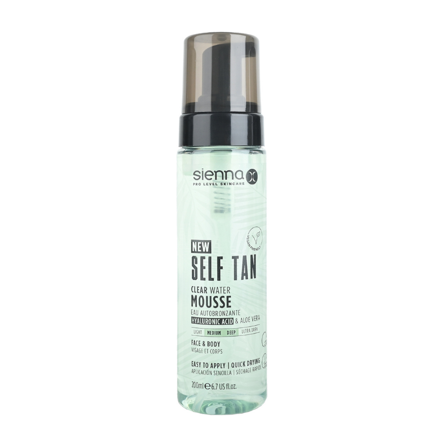 

Прозрачная пена для автозагара self tan clear water mousse Sienna-X, 200 мл