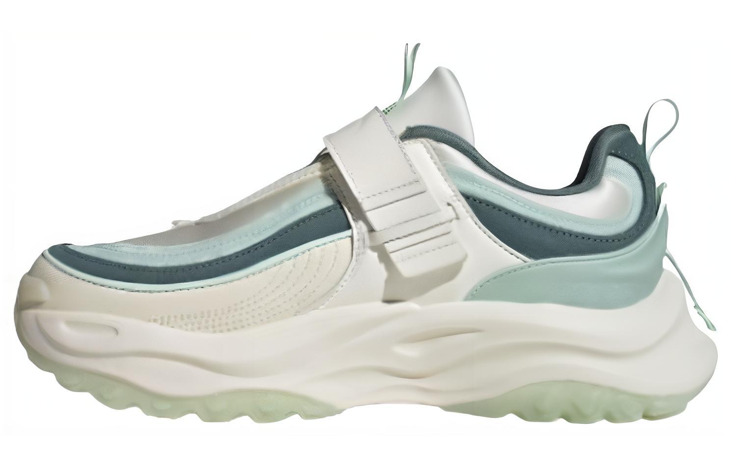 

Adidas Maxxwavy Shock Absorbers Slip Resistant Abrasion Resistant Low top Chunky Sneakers Unisex белые зеленые