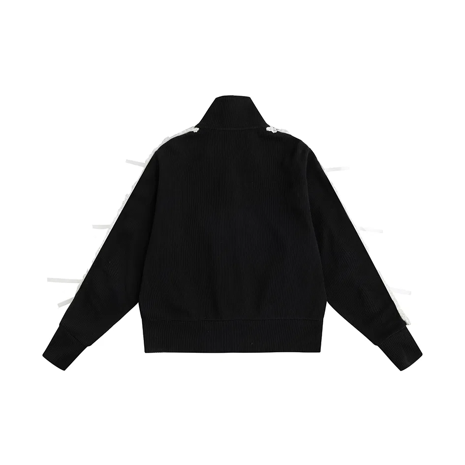 Куртка Courtvantage Adicolor женская Adidas Originals, Black — фото 4