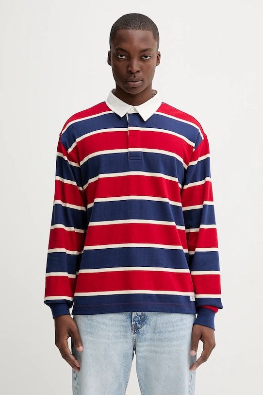 

Хлопковая водолазка Guess Jeans, красный