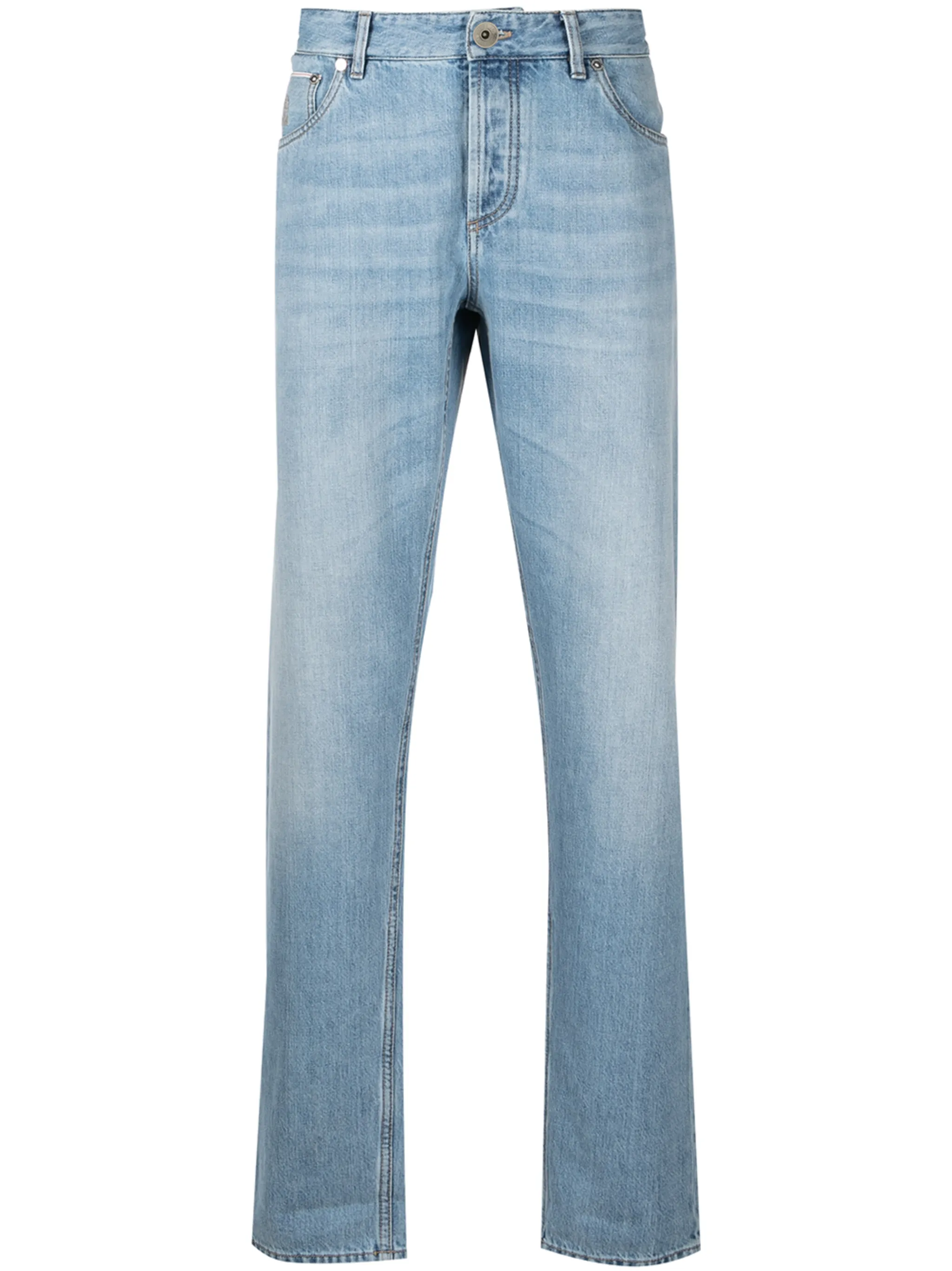 

Прямые джинсы Brunello Cucinelli, синий