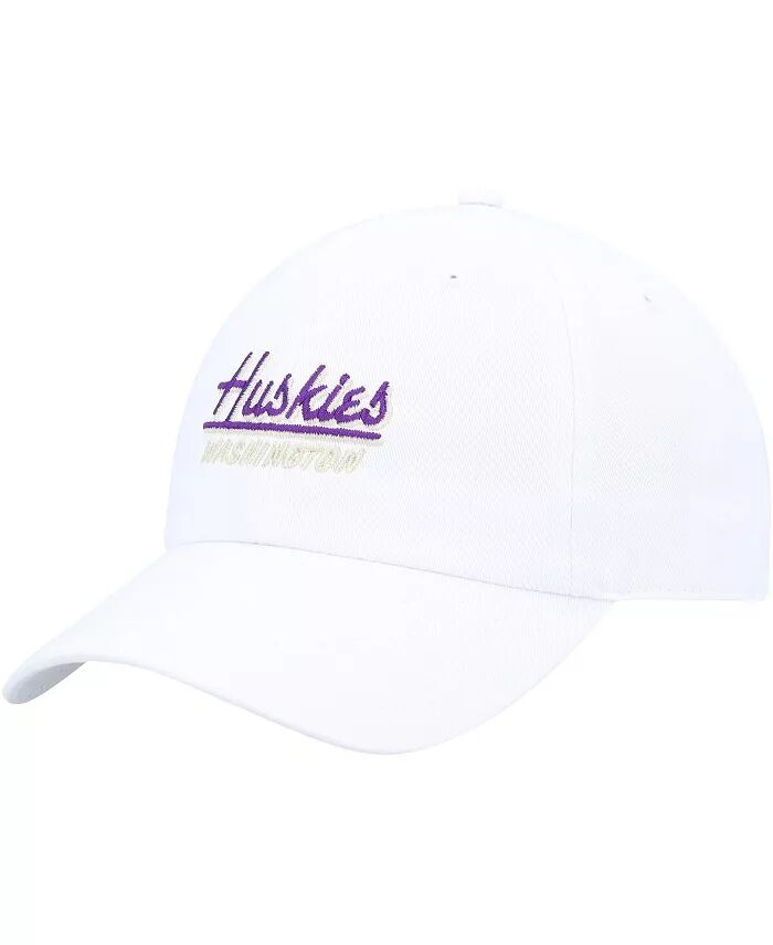 

Мужская белая регулируемая кепка Washington Huskies Largo Ahead