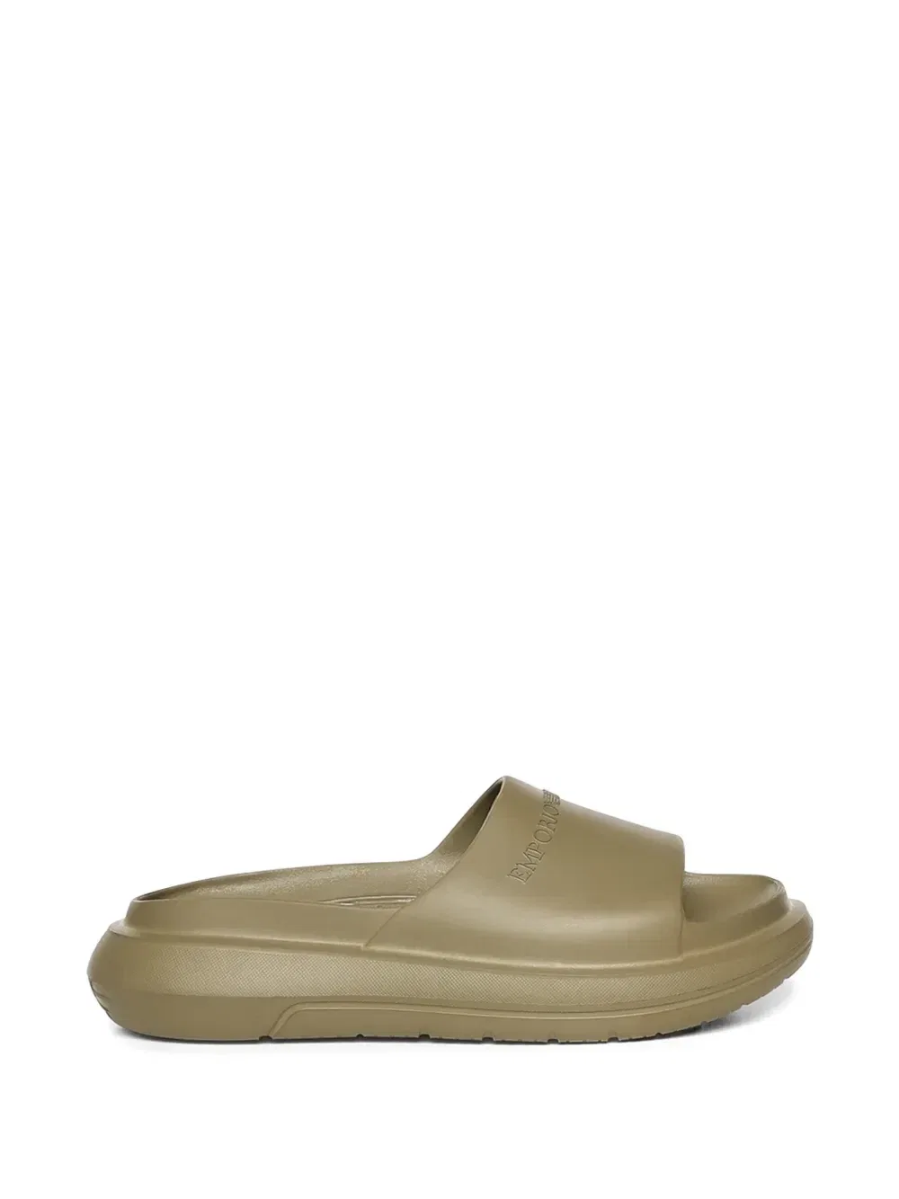 Рельефные слайды Monobloc EMPORIO ARMANI, зеленый