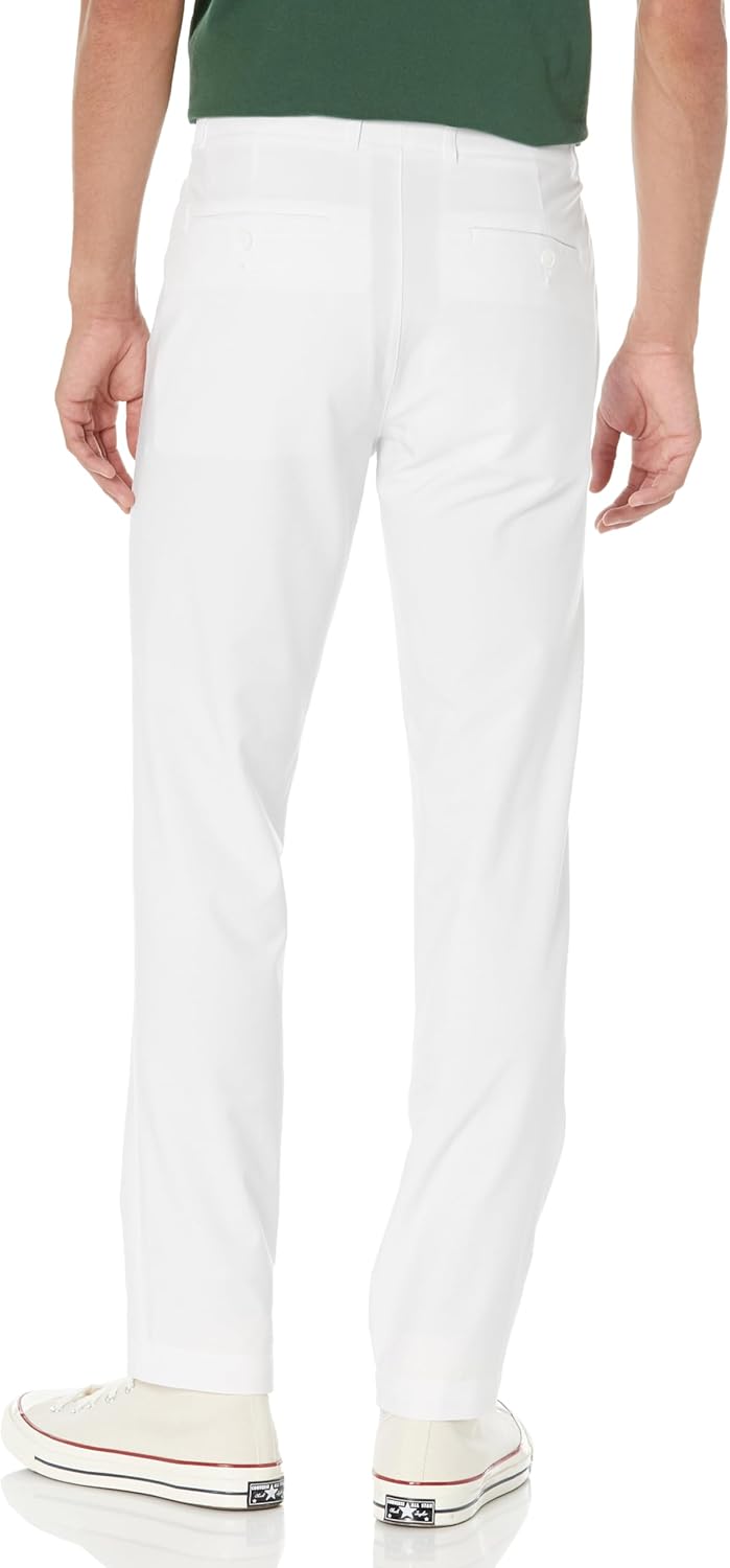 Спортивные брюки Lacoste Ultra Dry Slim Fit, для гольфа, белый — фото 2