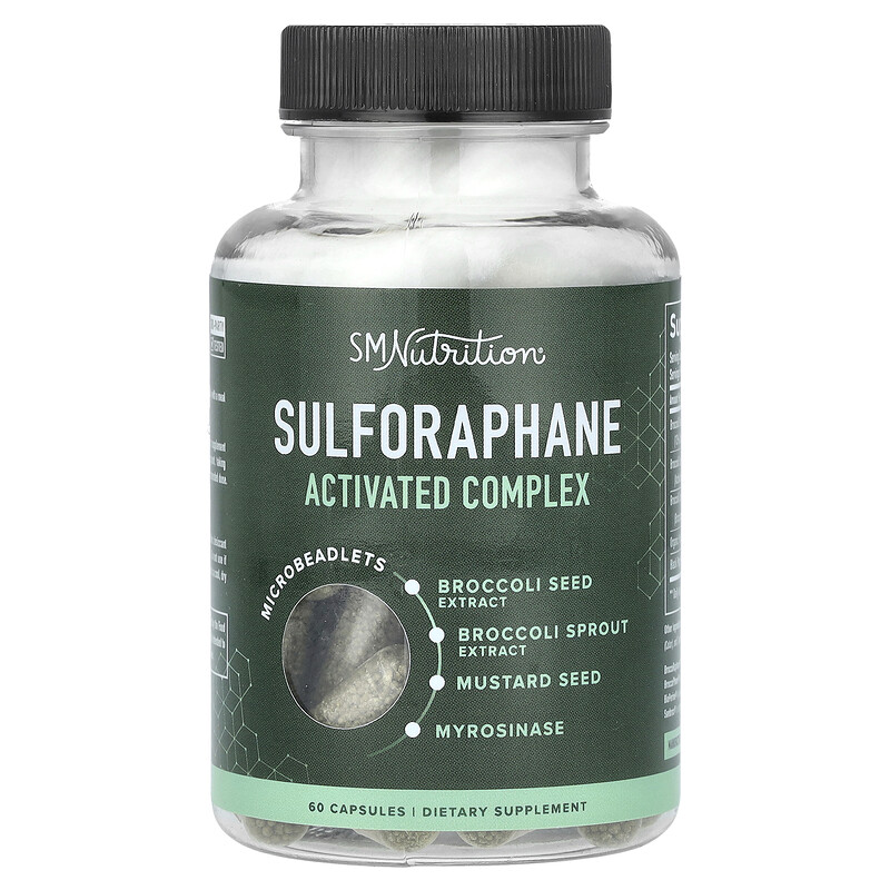 

SMNutrition, активированный комплекс сульфорафана, 60 капсул