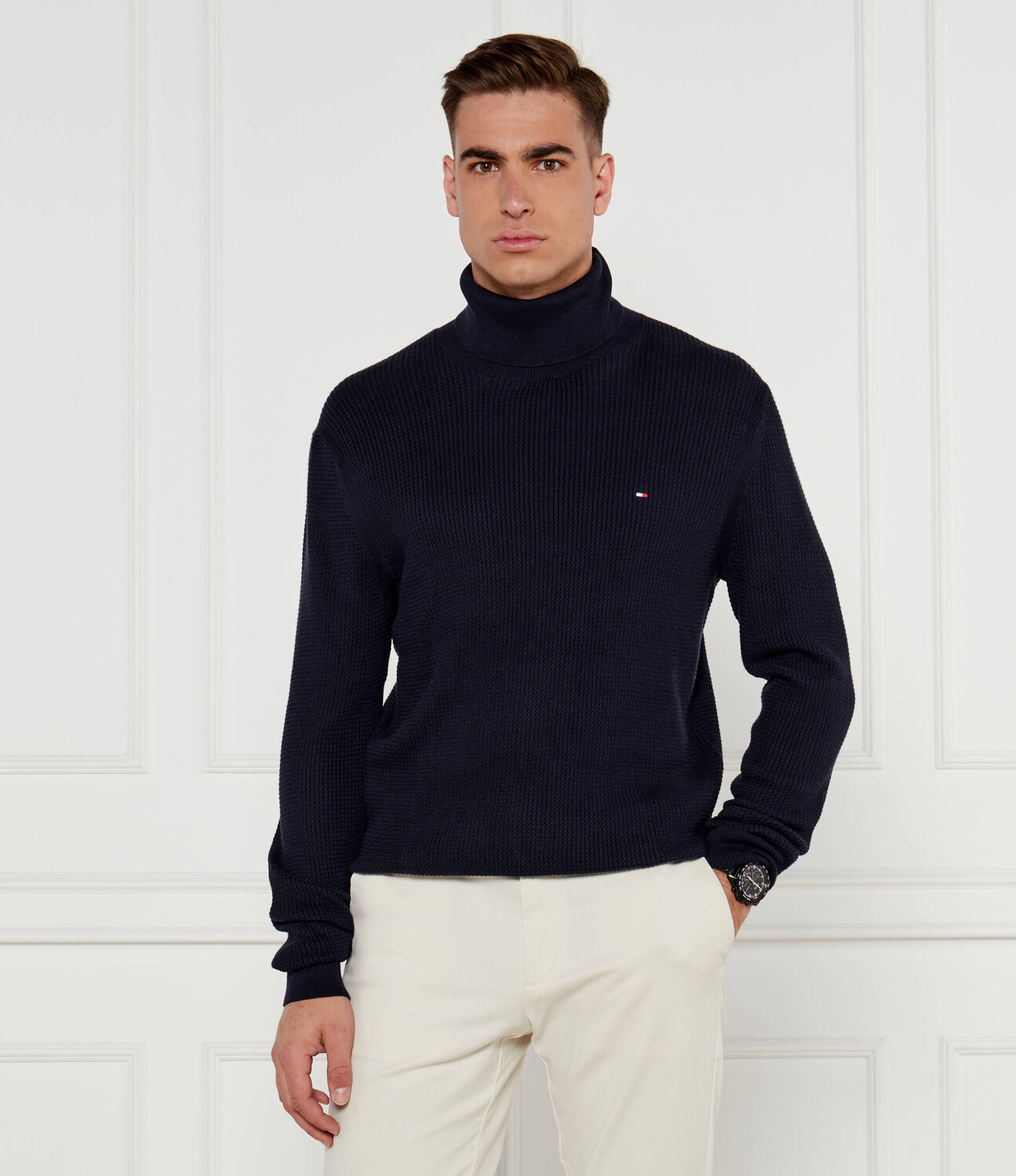 

Свитер Tommy Hilfiger Regular Fit, темно-синий