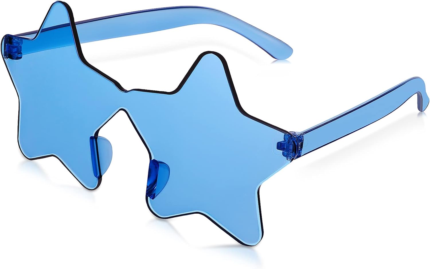 

Солнцезащитные очки Coume без оправы в форме звезды, солнцезащитные очки для женщин и мужчин, очки в форме звезды конфетных цветов, тонированные солнцезащитные очки для женщин (синие), Blue