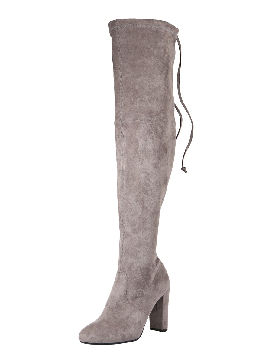 Сапоги выше колена ABOUT YOU Over the Knee Boots Liya, серый