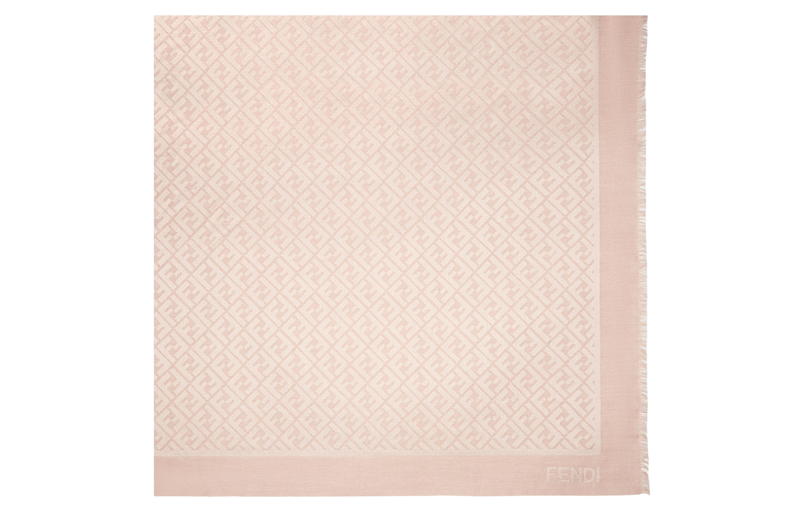 

Шарф с монограммой FENDI, розовый