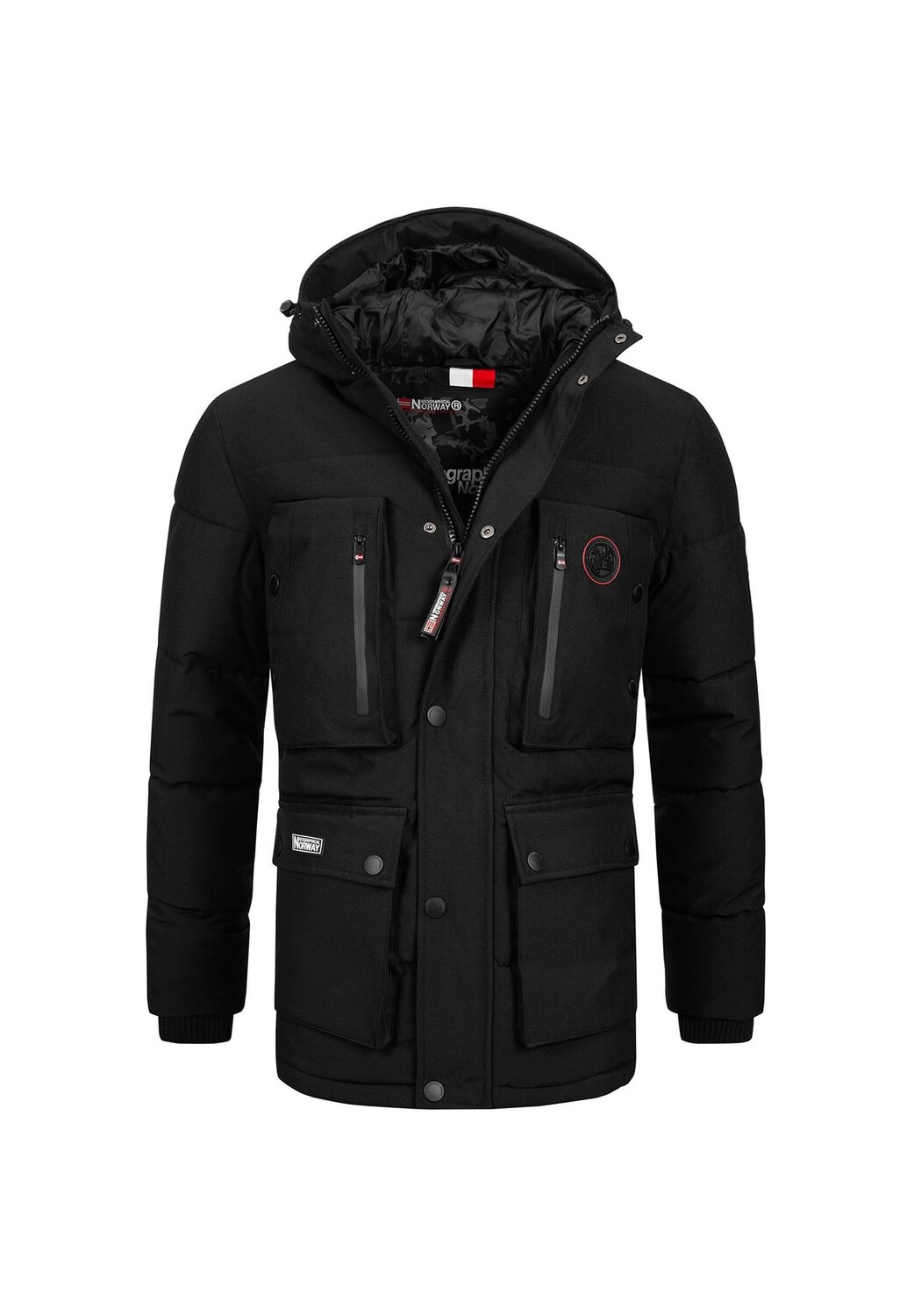 

Куртка зимняя куртка обычного кроя GEOGRAPHICAL NORWAY, черный