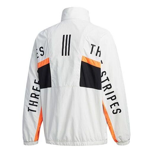 

Куртка Men's adidas Mh Cb Jkt Back Alphabet Logo Printing Sports Stand Collar Jacket Autumn Gray, серый