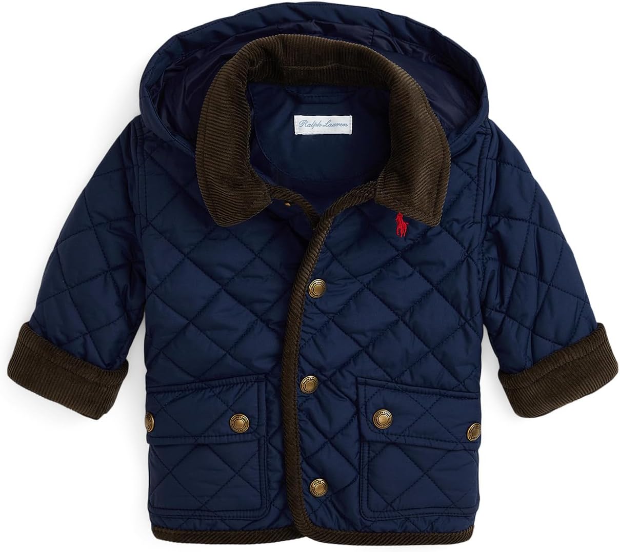 

Куртка Polo Ralph Lauren Kids Hooded Barn Jacket, цвет Newport Navy