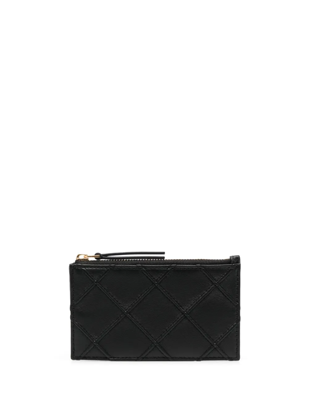 

Кардхолдер Fleming на молнии Tory Burch, черный