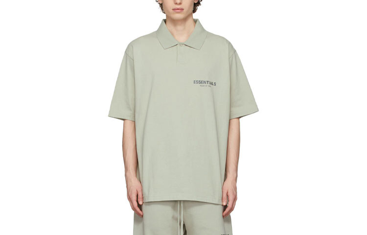 

Футболка поло FW21 унисекс зеленая Fear Of God Essentials, зеленый