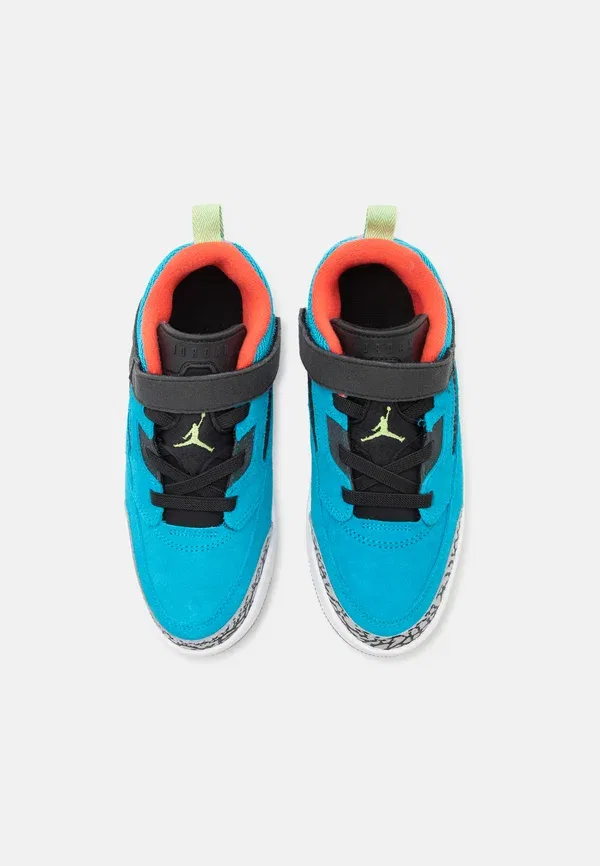 Кроссовки Spizike Jordan, neo turquoise/vivid green/light crimson/cosmic fuchsia/sky teal, бирюзово-зеленый с розово-фуксиевым и небесно-бирюзовым — фото 4