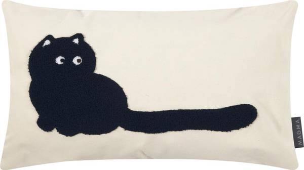 

Чехол на подушку Magma-Heimtex Katze 3D Effekt, 30x1x50 см, белый