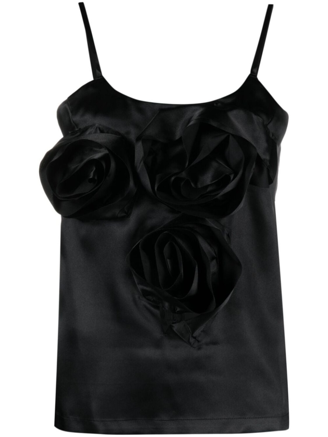 

Comme Des Garçons Comme Des Garçons топ с цветочной аппликацией, черный