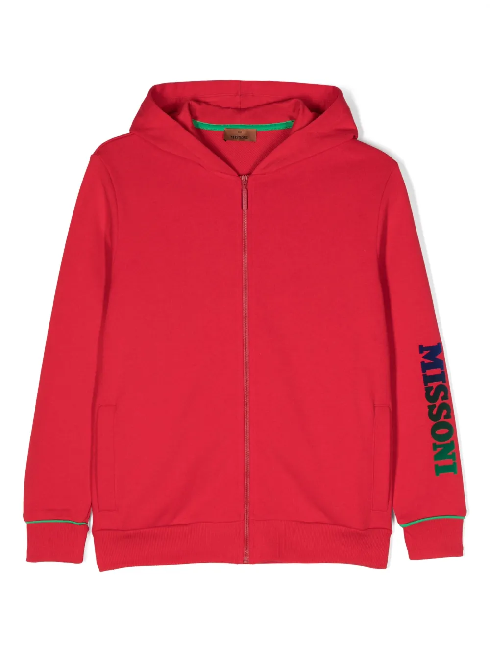 

Худи с логотипом Missoni Kids, красный