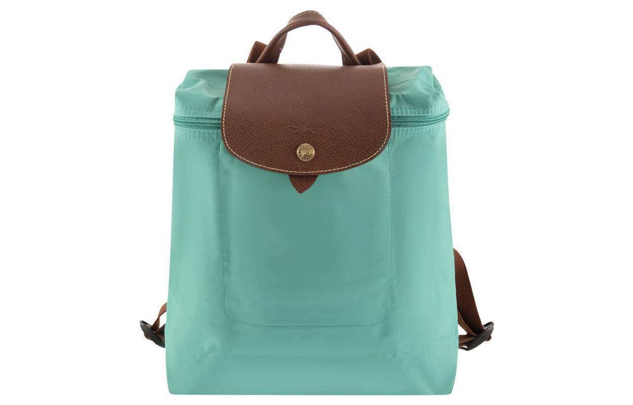 

LONGCHAMP Мини рюкзак из переработанного холста с кожаной отделкой