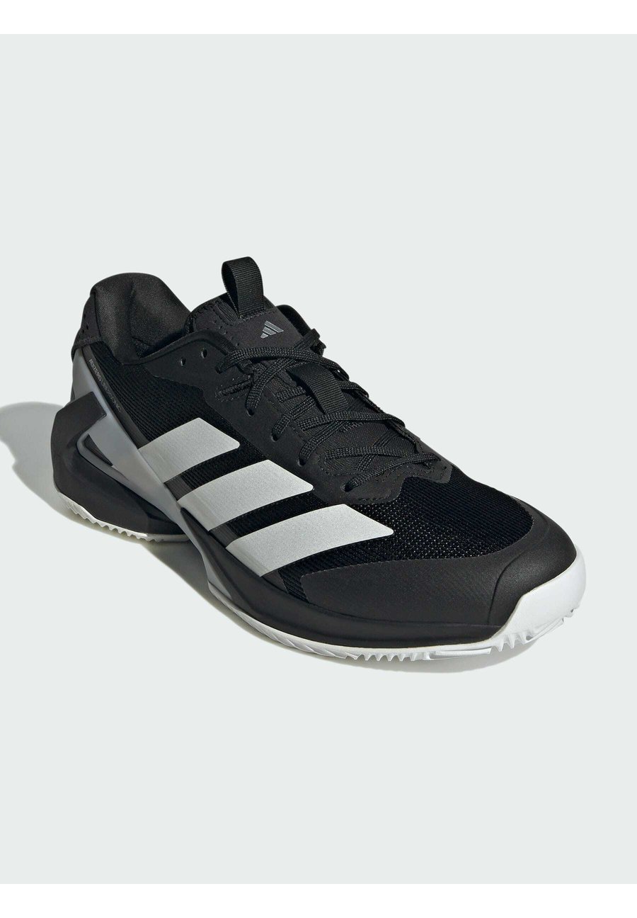 Кроссовки Adidas Performance ADIZERO UBERSONIC 5 CLAY, Core Black Metalic Grey Two/Black — фото 2