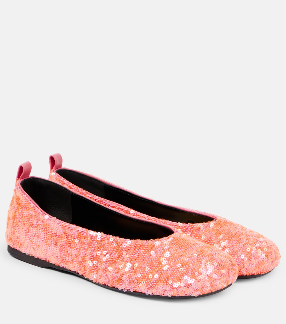 Балетки с блестками JW Anderson, Bubblegum