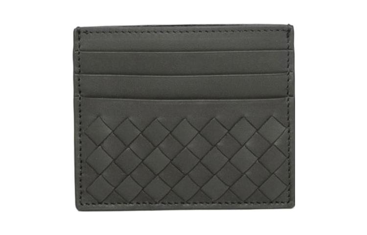 

Кожаный кардхолдер Regular мужской серый Bottega Veneta