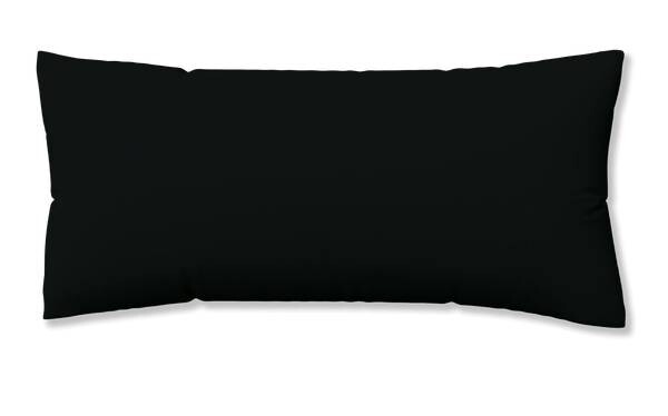

Наволочка schlafgut Jersey, 40x3x80 см цвет off-black