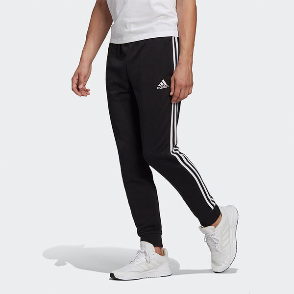 Спортивные штаны adidas M 3s Ft Tc Pt Stripe Sports Pants Black, черный — фото 4