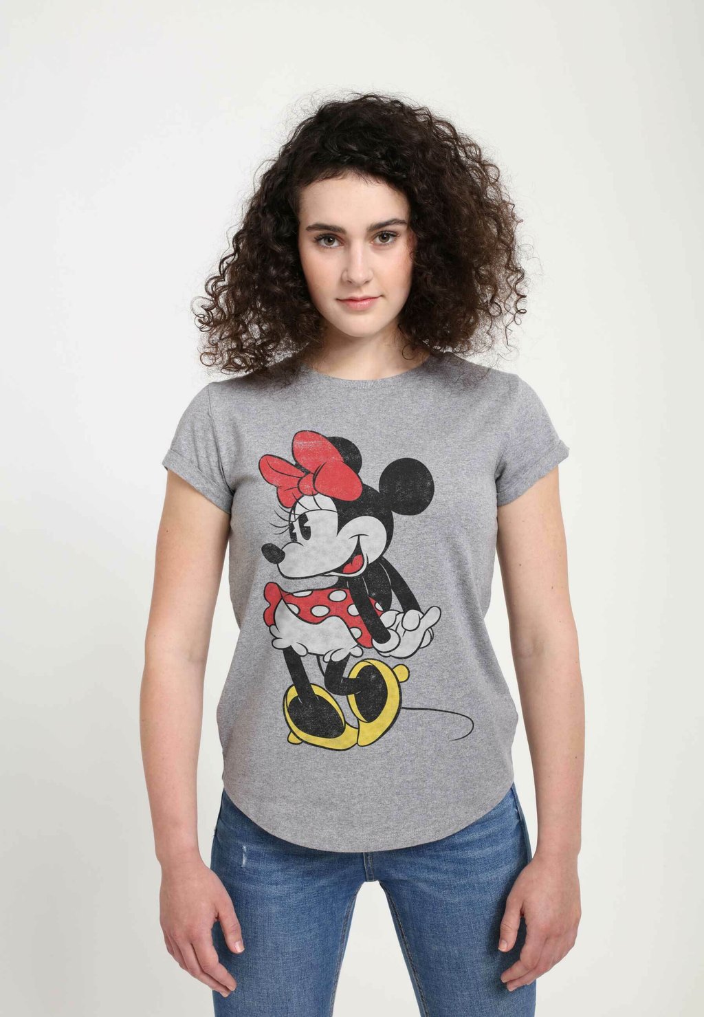 

Футболка с принтом MICKEY CLASSIC CLASSIC MINNIE Henry Tiger, серый