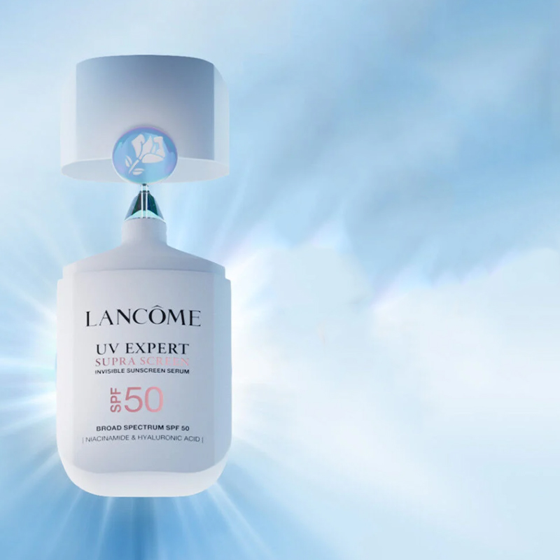 LANKOU новый невидимый сыворотка солнцезащитный крем увлажняет и питает SPF50+ 50мл LANCOME — фото 3
